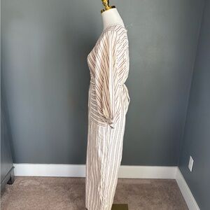 Free People Striped Jumpsuit